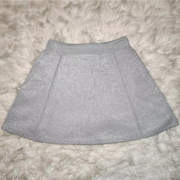 Theory Doreene Wool Metallic Skater Skirt - Picture 9 of 9